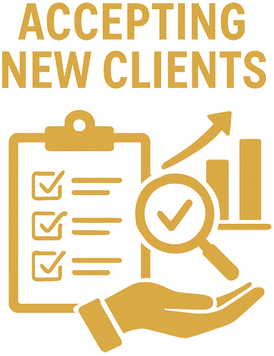 Accepting new clients Accepting new clients